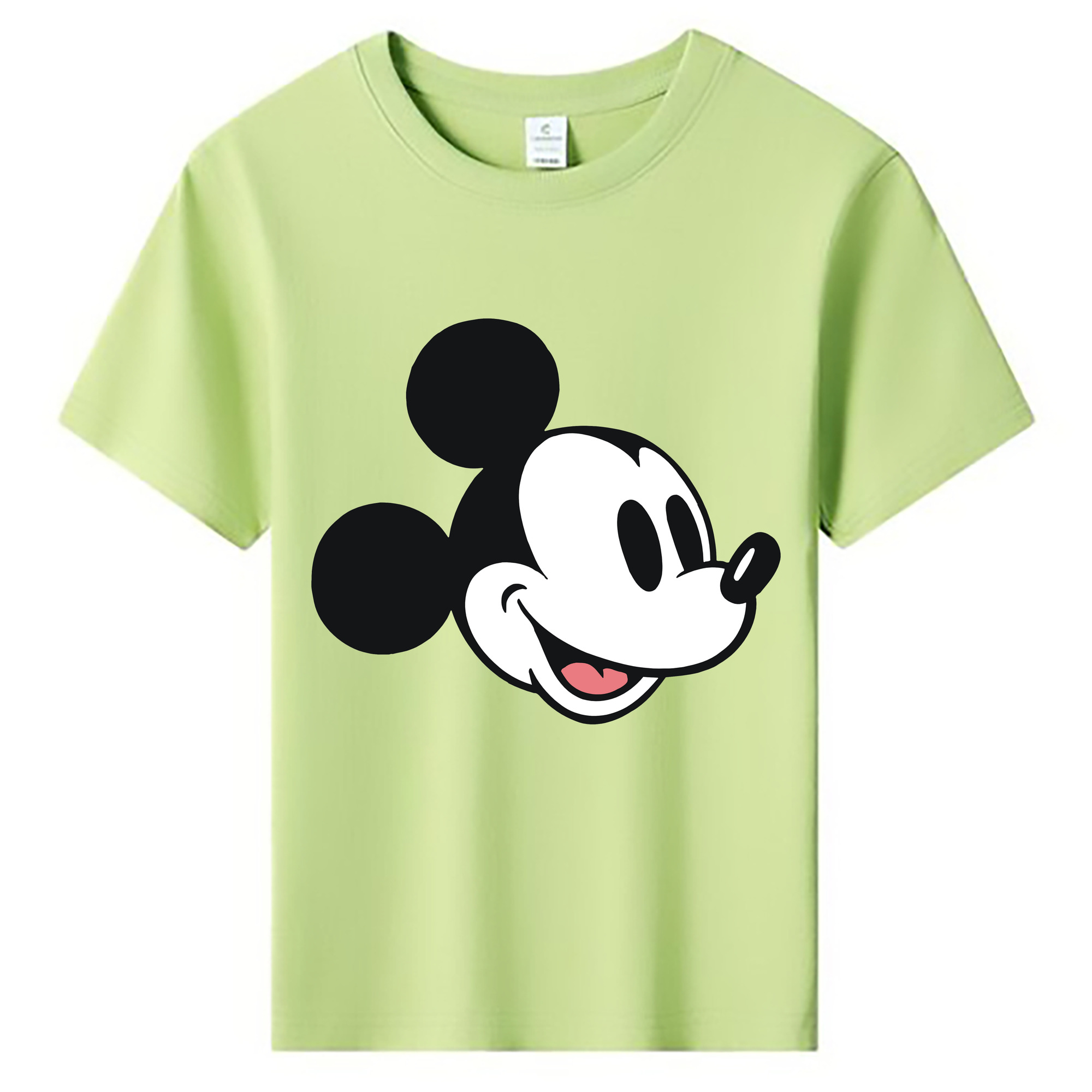 ミッキーマウス Mickey Mouse 綿100％キッズTシャツ（フロントプリント）